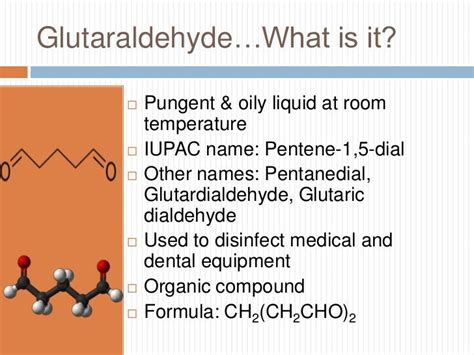 Glutardi aldehyde: Hoe wordt dit veelzijdige tussenproduct gebruikt in de chemische industrie?